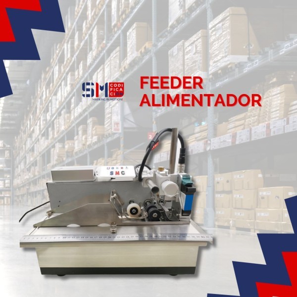 Feeder alimentador automático para marcaje